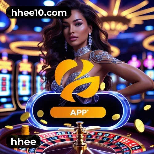 App hhee para iOS e Android — interface mobile, login biométrico e PIX integrado